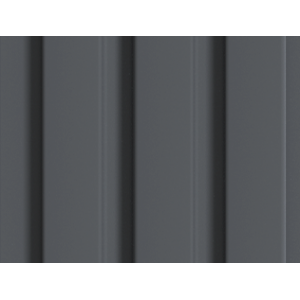 Панель реечная МДФ Stella De Luxe Beats Black Lead 2700х119х16