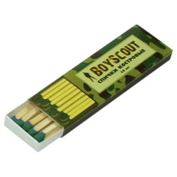 Спички костровые 90мм BOYSCOUT 61028 10шт/упак 