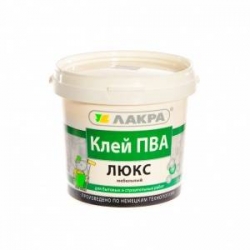 Клей ПВА 0,9кг.мебельный Лакра Клей ПВА 0,9кг.мебельный Лакра