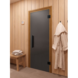 Дверь 700*1900 DoorWood Термо Блэк Графит матовая Дверь 700*1900 DoorWood Термо Блэк Графит матовая