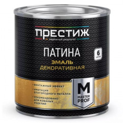 Эмаль декоративная ПАТИНА алюминий ПРЕСТИЖ 0,2 л