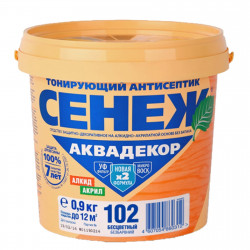 Пропитка Аквадекор X2 Сенеж 0,9 кг