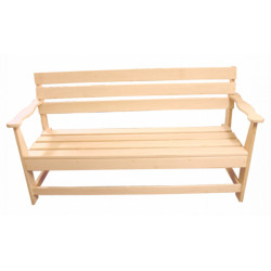 Скамейка нераскладная с подлокотниками 1200х550х900 (наличник)