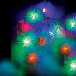Гирлянда КОСМОС 30LED RubBALL1 шарики ,мультиколор 4,4м