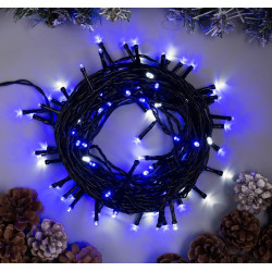Гирлянда "Нить"уличная УМС 10м  LED100-24В 2W синий б/конт