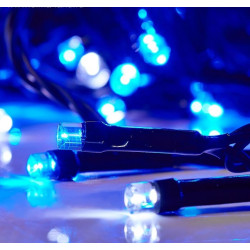 Гирлянда улич."Клип лайт" УЛИЧНАЯ 3х20м  LED600-24V СИНИЙ