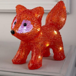 Световая фигура "Лисичка" акрил 20 LED 2АА