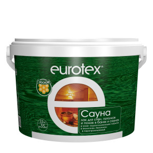 Состав для защиты дерева 2,5кг EUROTEX-сауна