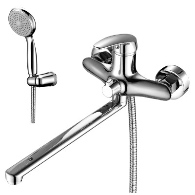 Смеситель для ванны Lemark Linara LM0451C плоский излив хром