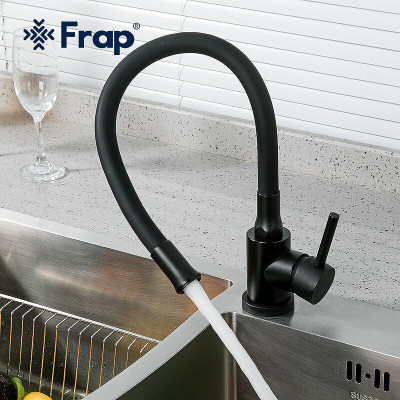 Смеситель для кухни FRAP 40994-6 черный