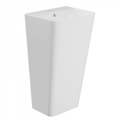 Умывальник-моноблок Basis Wave 440х380х835 белый прямоугольная 