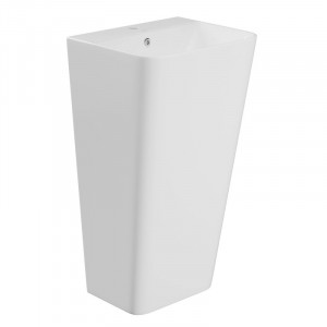 Умывальник-моноблок Basis Wave 440х380х835 белый прямоугольная 
